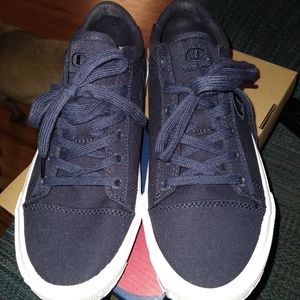 Champion, Navy Blue, Fringe Lo Shoe